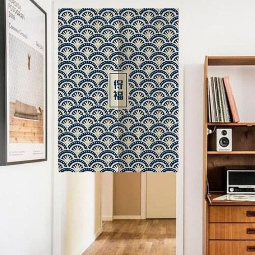 Japanese Kitchen Partition Curtain Toilet Half-curtain Door Curtain Household Bedroom Decorative Curtain Feng Shui Curtain Noren