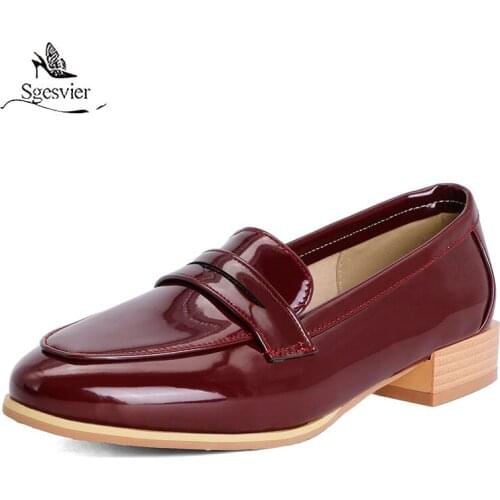 Sgesvier Elegant Party Wedding Pumps 2021 Spring New Vintage Wine Red Round Toe Med Heels Woman Shallow Single Shoes