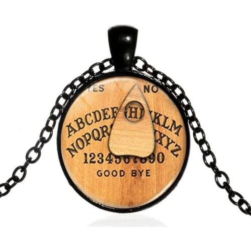 ZUWEI WU 2019 new classic Ouija Board Psychic Glass pendant necklace wholesale fashion jewelry men and women gifts