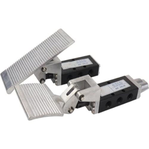 1)PCS 1/4" 2 Position 5 Way Air Pneumatic Foot Pressure Control Valve Hand return ST-402A