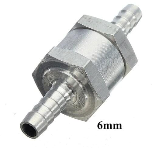 1Pc 6/8/10/12mm Aluminium Alloy Fuel Non Return Check Valve One Way Fit Carburettor Wholesale Price