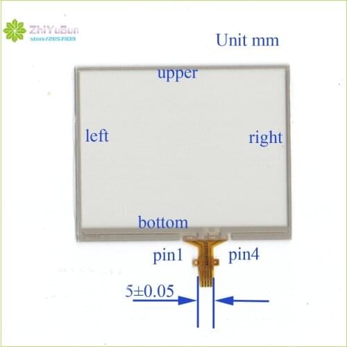 ZhiYuSun 4WCB11 76mm*62mm NEW3.5 inch 4 line touch screen panel Compatible 76*62 Sensor glass