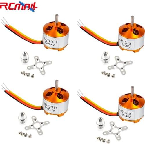 4Pcs XXD A2212 KV1000 Brushless Motor Engine for RC Aircraft Four Axis Multicopter Quadcopter Car Boat Parts