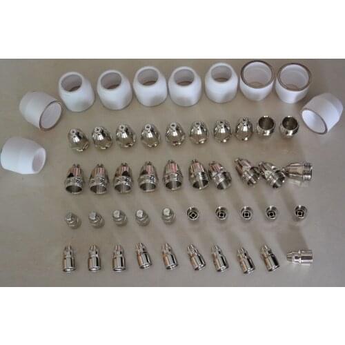 80A-100A P80 Plasma Cutting Nozzle Electrode Air Plasma Cutter Consumables for P-80 Torch 90pcs
