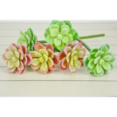 A04 For home decoration simulation of artificial green plants succulents interior decoration plastic mini plant