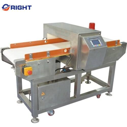 Automatic Setting Ferrous & Non Ferrous Metal Detector Food Industrial Conveyor Metal Detector