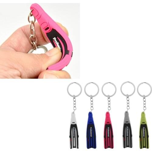 Key Chain Diver Shape Car Motorcycle Keyring Holder Pendant Dive Bag Tag Novelty Diver Gift Present Jewelry