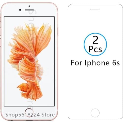 Case for iphone 6s cover tempered glass on i phone 6 s s6 iphone6s coque screen protector original iphon aphone aiphone ifone 9h