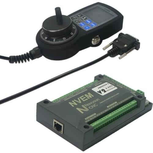 Ethernet Mach3 Card 4 Axis 6Axis manual pulse hand wheel for CNC Router Machine hand wheel CNC Motion Control Card