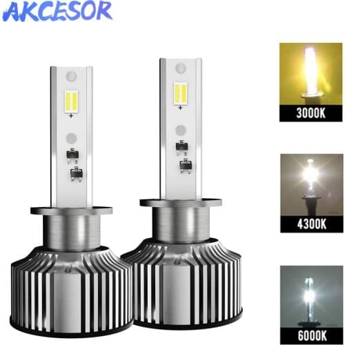 2x H7 H4 LED Car Headlight Bulbs H1 H8 H9 H11 9005 9006 9012 LEDs Auto Headlamp Automobile Light 3000K 4500K 6000K All In One