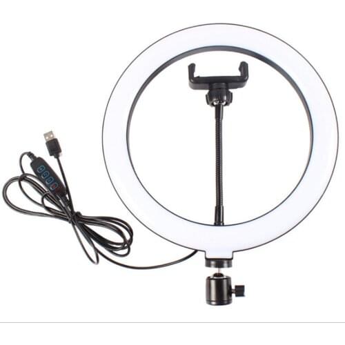 Selfie Ring Light Beautification Soft Lighting LED Floodlight Video Conference Photography Shooting Light 3200-5600k Adjustment