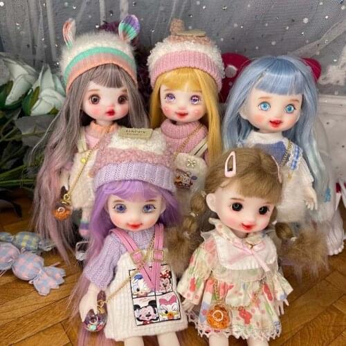 17 cm BJD Doll Lovely Fashion Princess Bjd Doll With Clothes And Shoes Makeup Handmade Beauty Toy Gifts For Girls