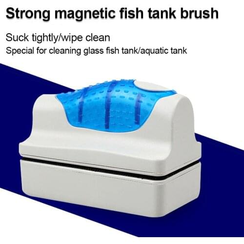 Magnetic Fish Tank Cleaner Brush Aquarium Tank Fish Tools Floating Brush Glass Algae Scraper Cleaner Fish Aquarium Tank Tool