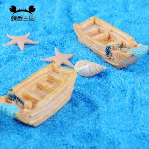 6pcs Assault Boat Model Resin Assembly Model Suit Simulated Nautical Ship Model Accessories