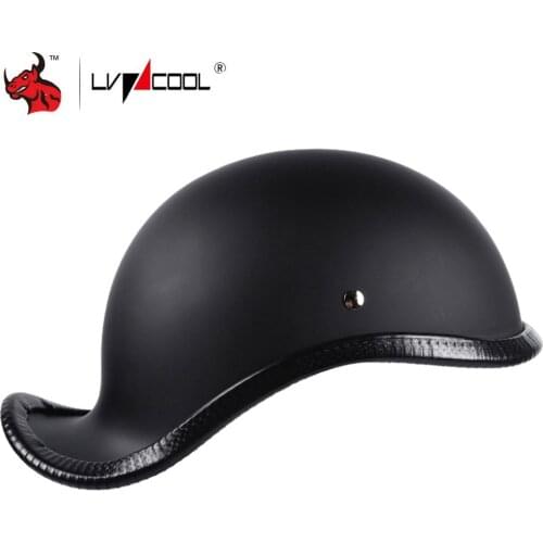 LVCOOL Retro Motorcycle Helmet Vintage Half Face Motorbike Crash Moto Helmet Casco Moto Motorbike Racing Off Road Helmet