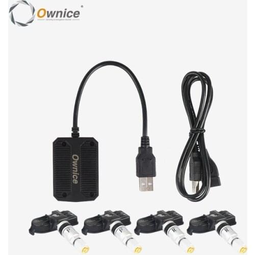 Ownice USB Android Tire Pressure Monitoring System Wireless Transmission Internal External Car Tires TPMS