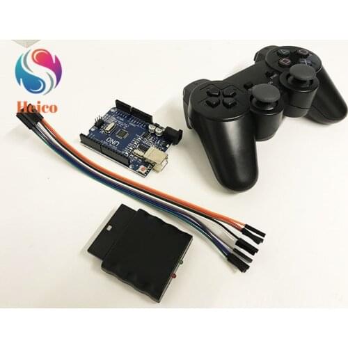PS2 Wireless Remote Control Handle Bluetooth Controller Kit Motor Drive Board UNO Development Board For Arduino RC Car Robot Arm