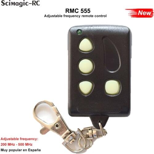 100 pieces of Door Control Remote Control RMC 555 Remote Transmitter RMC555 Garage Command Adjustable Frequency