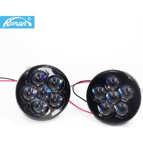 Ronan 2pcs high beam far light H1 H4 H7 9005 9006 fitment car styling retrofit DIY projector lens