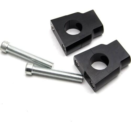 Universal For Harley Kawasaki Suzuki YAMAHA Honda Ducati KTM Motorcycle 7/8" 22mm Aluminum Alloy Handlebar Risers Bar Clamp