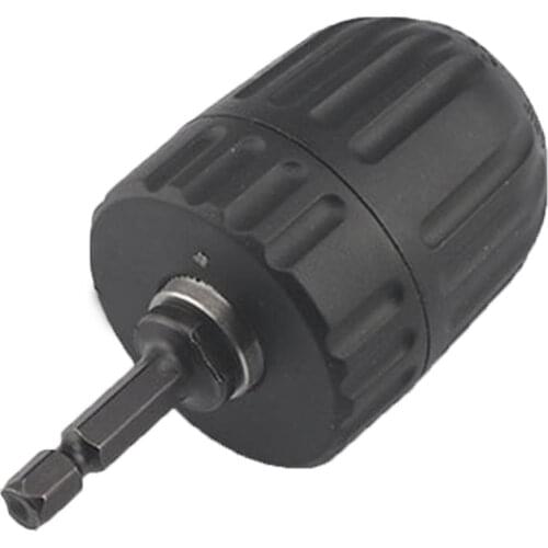 High Speed Steel Hex Shank Drill Chuck Ratchet Wrench Electric Torque Drill Impact Converter Screwdriver J5Z4 Thrust S8X0