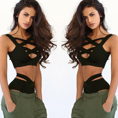 2Pcs Womens Swimsuit Bandage Bikini Push-up Padded Bra Bathing Bandage Cross Up Stretch Swimwear High Waist Bathing Suit Plain