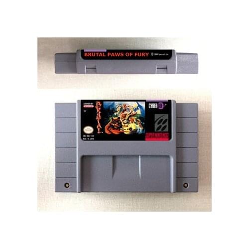 Brutal Paws of Fury - Action Game Card US Version English Language