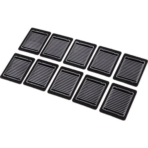 10pcs Baking Tray Bakeware Comal 1/12 Dollhouse Kitchen Life Scenes Decor
