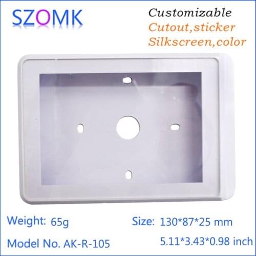10 pcs, diy enclosure shenzhen plastic box electronic case abs RFID sensor plastic enclosure 130*87*25mm wall mount plastic box