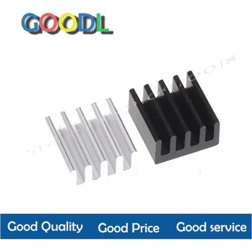 10pces heat sink 8.8*8.8*5MM black silver high quality small radiator