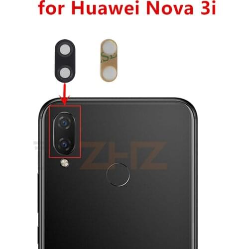 2pcs for huawei nova 3i Camera Glass Lens Back Rear Camera Glass Lens with Glue Replacement Repair Spare Parts