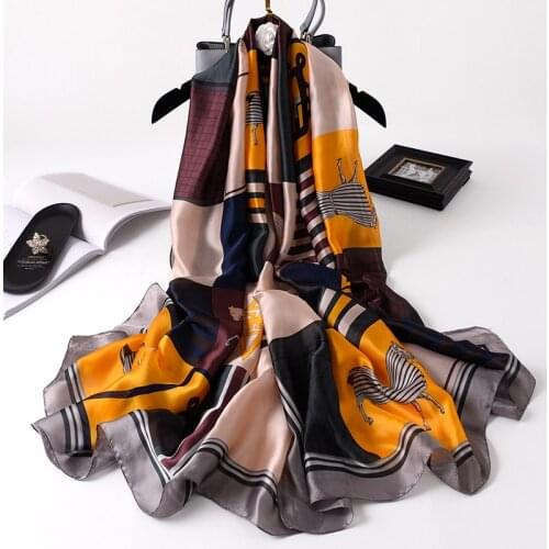 2021 Luxury Brand Women Scarf Silk Feeling Shawls for Lady Pashmina Beach Stoles Hijab Scarves Dot Print Shawls Wraps Fashion