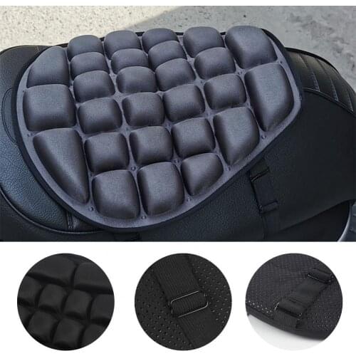 60% Dropshipping!!Motorcycle Seat Cushion Washable Moisture-proof Lycra Sun Protection Air Pad Cushion for Motorcyclist