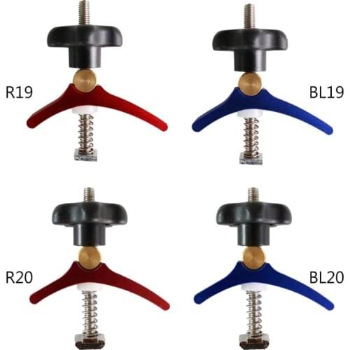Aluminium Fast Acting Low Holder Set for T-slot T-track DIY Wood Processing
