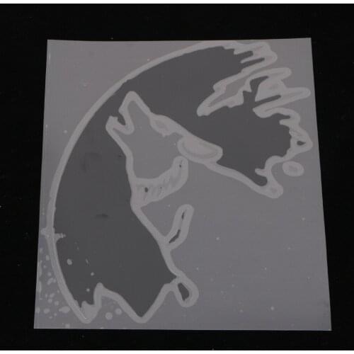 Wolf Howling Car Decal Window Sticker Wild Animal - Die Cut Decal Bumper Sticker For Windows, Cars, Trucks, Laptops, Etc