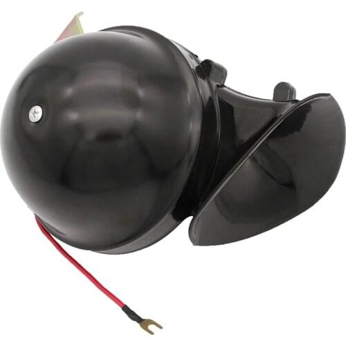 Car speakers Loud 108DB 12V Black Electric Snail Horn Air Horn Sound for Car Motorcycle Truck Ship