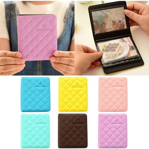 Besegad 36-Pocket Mini PU Diamond Texture 3inch Photo Picture Album for Fujifilm Instax Mini 7S 8 25 90 9 Instant Camera Films