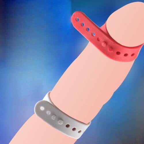 Phimosis Correction Rings Soft Silicone Penis Rings Delay Ejaculation Foreskin Corrector Cock Glans Rings Sex Products for Men