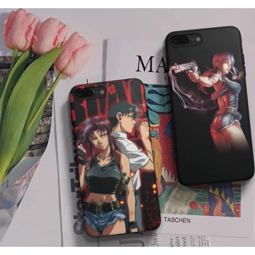 BLACK LAGOON Phone Case Shell Cover For Iphone 6 6s 7 8 Plus Xr X Xs 11 12 13 Mini Pro Max