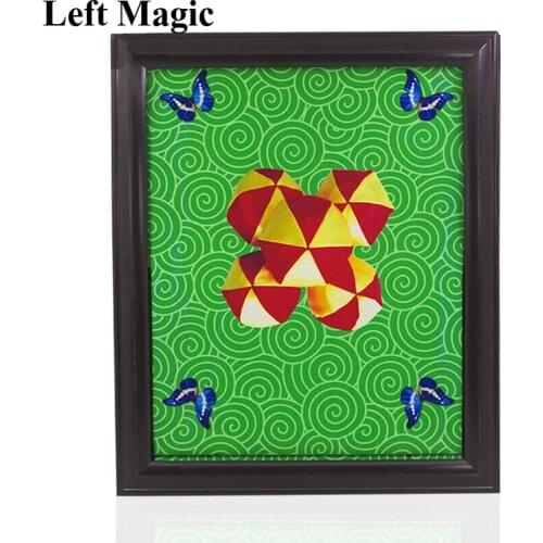 Colorfull Balls From Drawing Board With 5 Balls Magic Tricks Balls Appearing From Picture Stage Magic Props Illusions