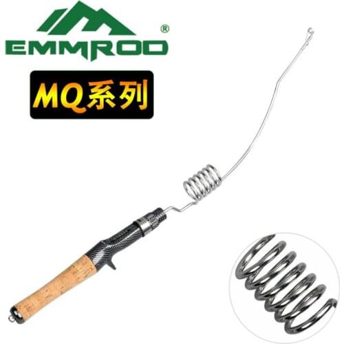 Emmrod Stainless Portable Casting Fishing Pole Rod Fishing Tackle Sea Rod Lure Rod Ice Fishing rod Boat/Raft Rod Rock Rod MQCoil