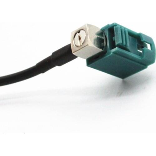 Auto Radio Adapter Cable Dual Fakra Plug to Fakra Femal Plug Connector Active Amplifier Cable Compatible for AUDI SKODA VW