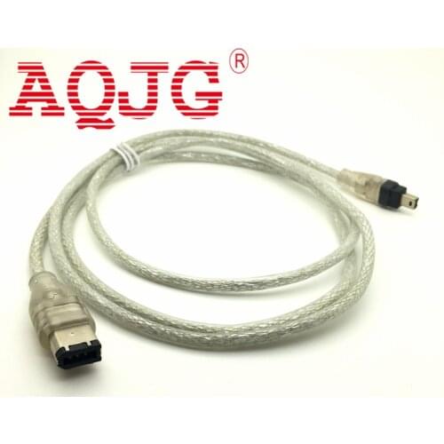 1.5M FireWire 4P/6P to 4Pin IEEE 1394 iLink Adapter Cable Cord Wire Lead High Speed