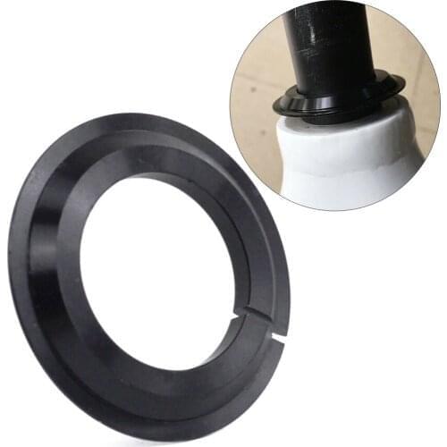 Tapered Steerer Tube Conversion 1 1/8in To 1 1/2in Crown Race Ring Fork AdapterStraight Tube Front Fork Aluminum AlloyBlack