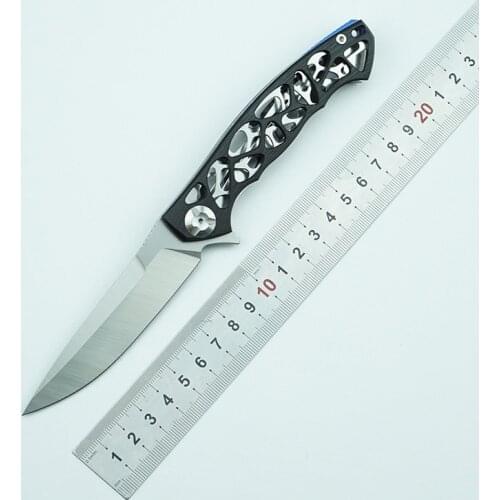 LEMIFSHE OEM new folding knife D2 blade G10+ steel handle outdoor camping survival kitchenware fruit knife EDC tool