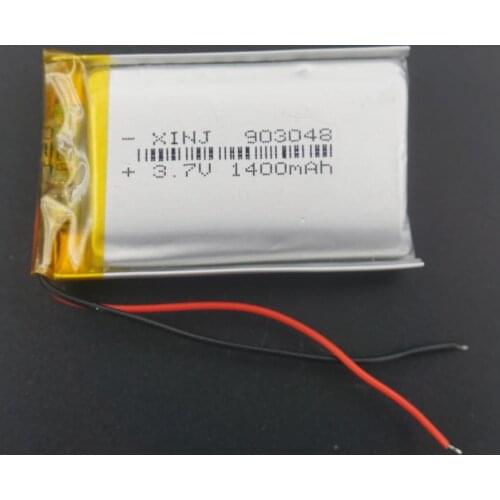 XINJ 3.7V 1400mAh Li lithium polymer battery li po cell 903048 For DIY E-book Camera GPS driving recorder PDA DVD ipod PSP Toys