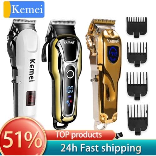Kemei trimmer professional hair clipper Hair cutting machine hair trimmer electric haircut machine hair Hairdresser tools 5