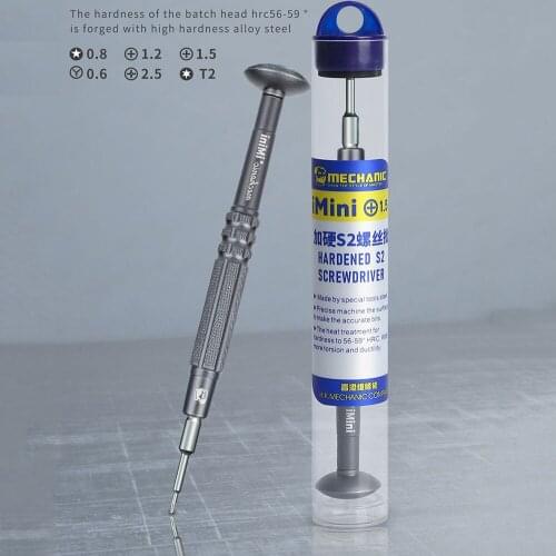 MECHANIC iMini Series Screwdriver Strong Magnetic Head 360 Degree Rotating Bearing Mobile Phone Glasses Clock Repair Special