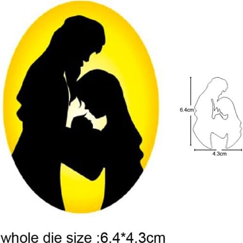 Jesus Nativity Scene Metal Cutting Dies for 2020 New Stencils dies DIY Scrapbooking dies Embossing Album Cards Making Craft dies