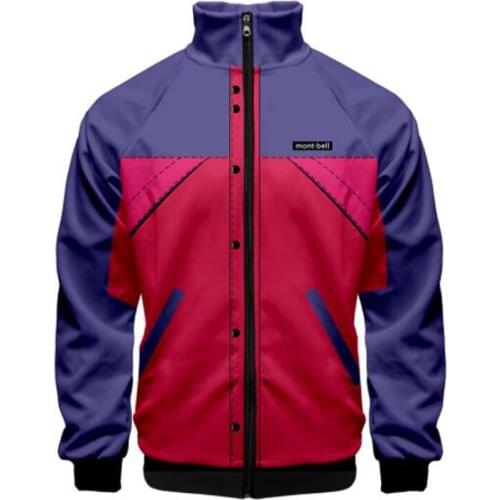 Oliver Tree 3D Baseball Jacket Men Bomber Jacket Harajuku Hip Hop Hoodie Casual Stand Collar Zipper Sweatshirt Casual Sportswear